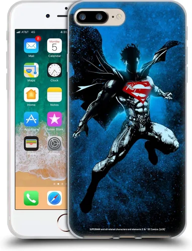 Vista 63 de Head Case Designs Officially Licensed Superman DC Comics Collage 80th Anniversary Gel Case [Military Grade Protection] Compatible with Apple iPhone