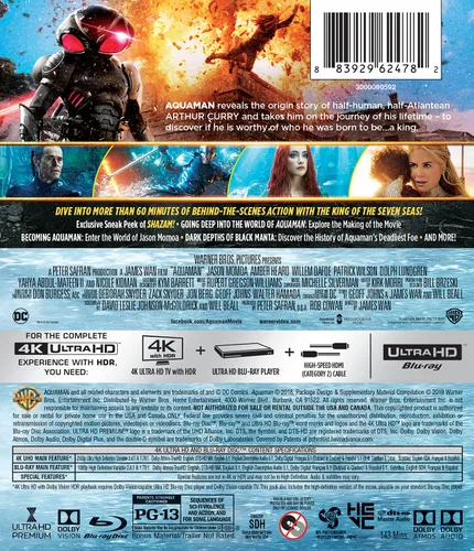 Vista 2 de Aquaman 4K Ultra HD 4K UHD