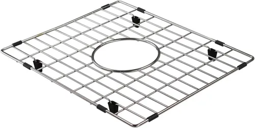 Vista 2 de Transolid TSGF33202 Rejilla inferior para fregadero, 12.5 pulgadas de largo x 15.75 pulgadas de ancho x 1 pulgada de alto, acero inoxidable