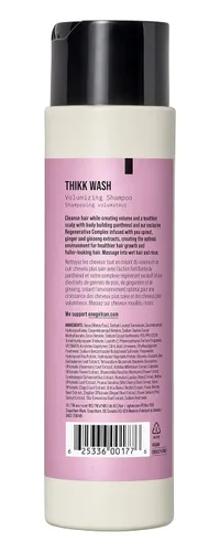Vista 2 de AG Care Thikk Wash Champú voluminizador, 10 onzas líquidas