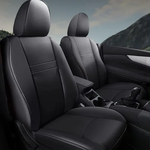 Vista 15 de Seat Covers for Mazda 3 2014 2015 2016 2017 2018 Custom Fit,Faux Leather Waterproof AirbagCompatible Car Seat Cover Full Set Black