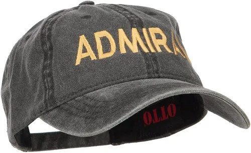 Vista 5 de e4Hats.com Admiral - Gorra con hebilla bordada