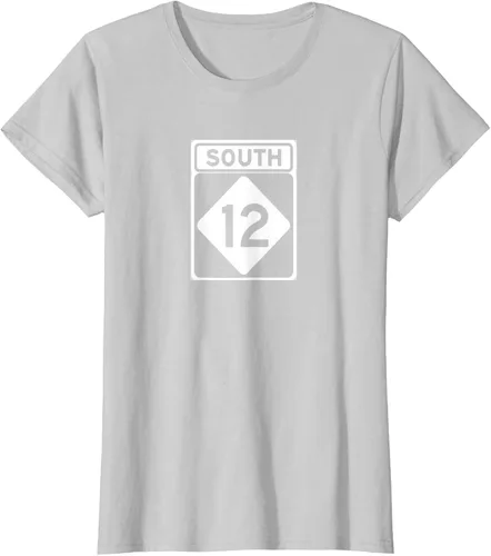 Vista 19 de Highway 12 South NC Outer Banks North Carolina Hwy - Camiseta, Negro, S