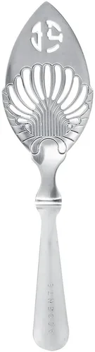 Vista 4 de Cucharas de absenta, Cuchara de absenta de acero inoxidable, Utensilios de cóctel Cuchara de azúcar amarga, Cuchara de ajenjo gotero de plata