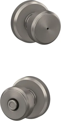 Vista 31 de SCHLAGE Pomo de bloqueo sin giro, latón antiguo (F170 ORB 609) (paquete de 2)