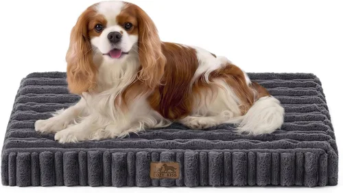 Vista 11 de COZY KISS Cama ortopédica lavable para perros para cachorros y gatos Gris