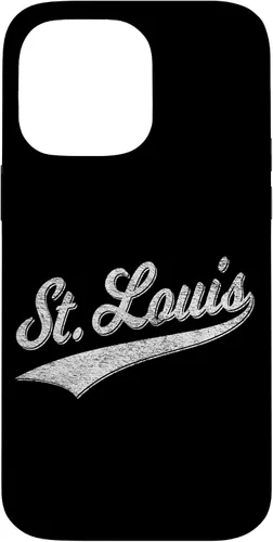 Vista 21 de Funda para iPhone 12 Pro Max ST. LOUIS MISSOURI VARSITY SCRIPT SPORTS JERSEY