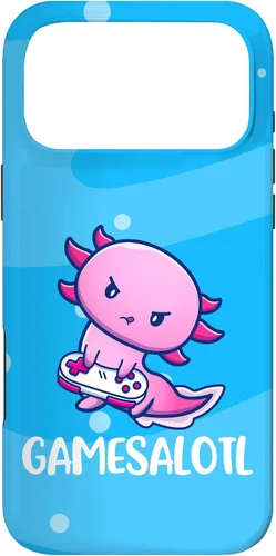 Vista 22 de Gamesalotl Axolotl Nice Game Video Game Case for iPhone 17