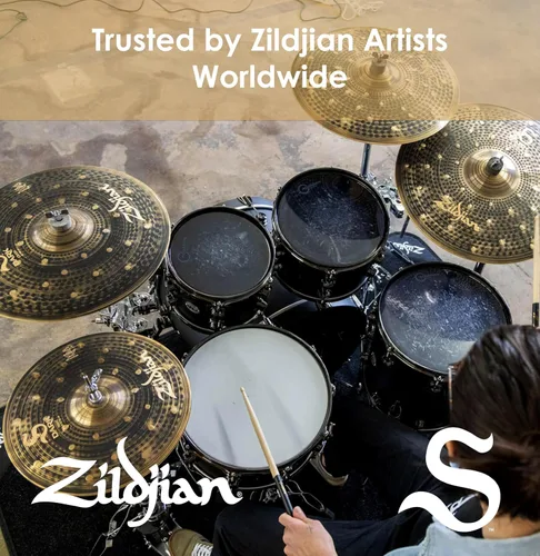 Vista 6 de Zildjian Platillo de choque de basura S16TCR de 16" S