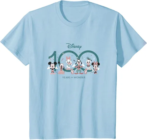 Vista 6 de Disney 100 Years of Wonder Mickey & Pals Muted Cute D100 Camiseta, Negro