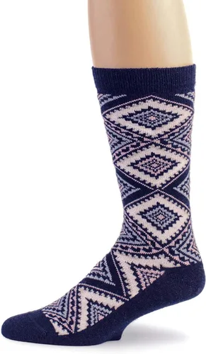 Vista 12 de WARRIOR ALPACA SOCKS - Calcetines acogedores de lana de alpaca divertidos de estilo novedoso/camping para hombres y mujeres Suaves, cálidos Negro