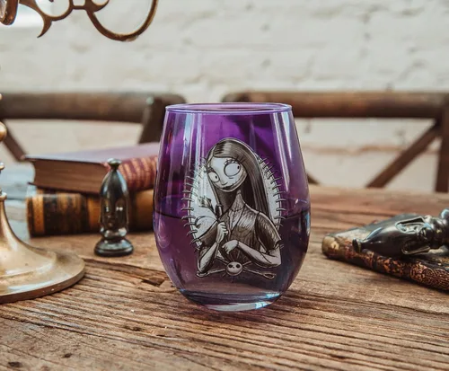 Vista 5 de Vaso de vino sin tallo de The Nightmare Before Christmas Sally de Disney, color morado