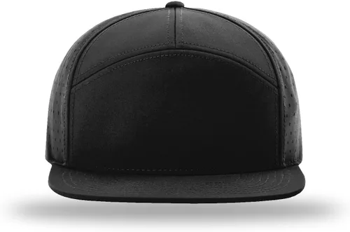 Vista 2 de Richardson 169 Cannon 7-Panel Hi Profile y tapa perforada con láser Banda para el sudor Stay-Dri con cierre ajustable