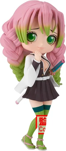 Vista 4 de Banpresto - Demon Slayer: Kimetsu no Yaiba - Mitsuri Kanroji (Versión A), Bandai Spirits Q posket 14 cm (Paquete de 1)