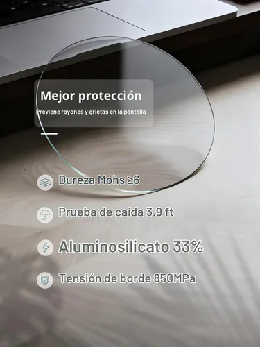 Vista 4 de iDaPro Protector de pantalla para Fitbit Versa Lite Edition/Fitbit Versa Smart Watch [4 unidades] Vidrio templado, antiarañazos, sin burbujas, fácil
