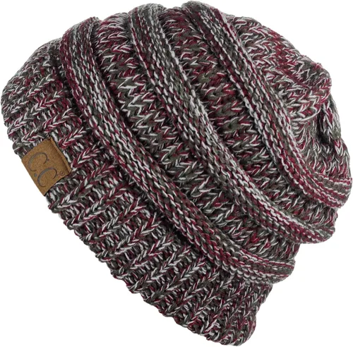 Vista 617 de C.C Trendy Warm Chunky Soft Stretch Cable Knit Beanie