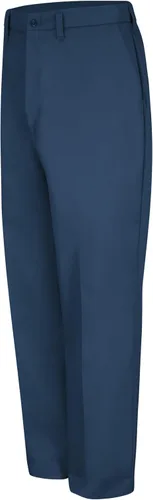 Vista 12 de Red Kap Pantalón de trabajo de mezcla de sarga, con ajuste tradicional, que no se arruga Negro