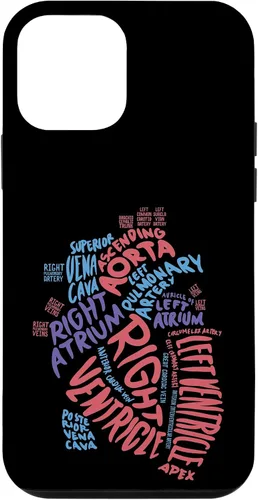 Vista 16 de Cardiac Nurse Anatomical Heart Cardiology Medical Gift Case for iPhone 17