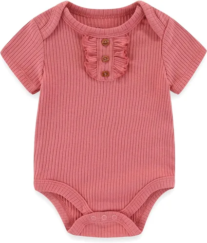 Vista 49 de Kiddiezoom Mameluco unisex de algodón de una pieza para bebé recién nacido, 5