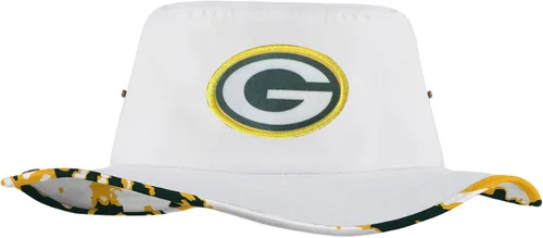 Vista 24 de FOCO - Sombrero deportivo para mujer, con logotipo de equipo de la NFL, para exteriores, para el sol Blanco híbrido