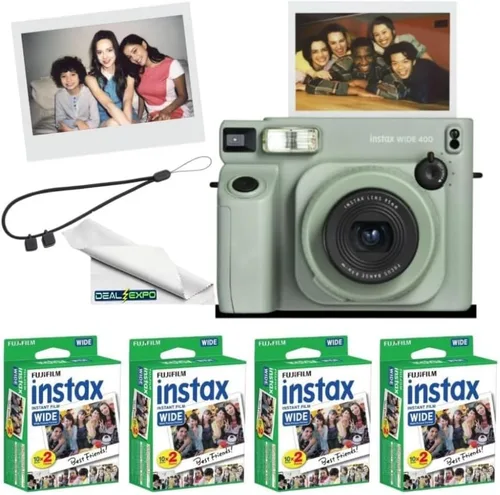 Vista 11 de FUJIFILM Cámara Instax Wide 400 Instant Film - Negro