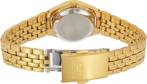 Vista 2 de SEIKO Serie 5 Reloj automático para mujer con esfera dorada SYMK36K1, Oro, Automático