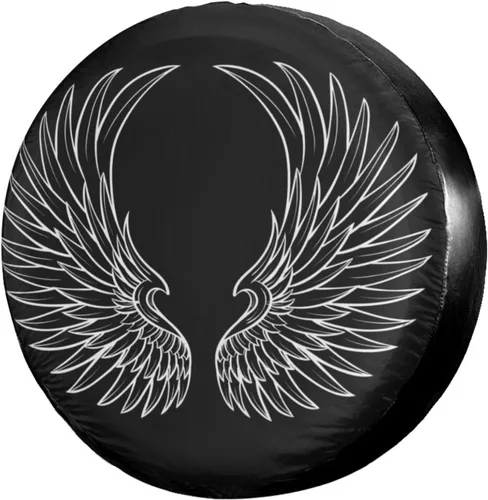 Vista 9 de Symbol Compass - Cubierta de neumático de repuesto a prueba de polvo, para remolque, RV, SUV y muchos vehículos, 14 pulgadas
