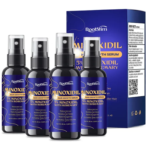 Vista 10 de 5% Minoxidil Hair Growth for Men and Women: Extra Strength Minoxidil Hair Loss Treatment Serum with Rosemary for Faster Stronger Thicker Hair Growth