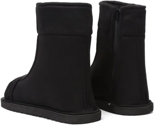 Vista 5 de Talla de EE. UU. Anime Adulto y Niño Accesorios de Cosplay Zapatos Negros Zapatos de Fiesta de Halloween