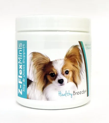 Vista 25 de Healthy Breeds Affenpinscher Z-Flex Minis - Masticables suaves para cadera y articulaciones, 60