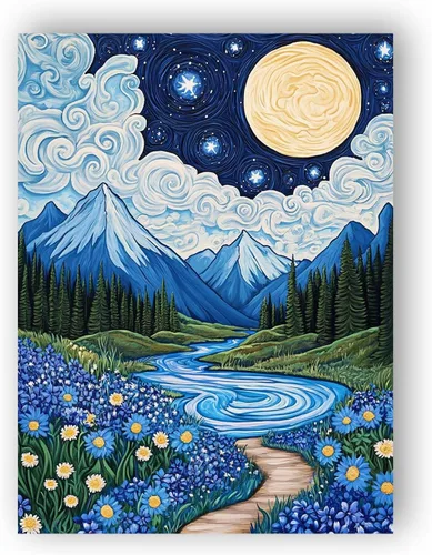 Vista 22 de Wergund - Kits de pintura de diamantes de jirafa, kits de pintura de diamantes para adultos y niños, bordado de diamantes de imitación de cristal