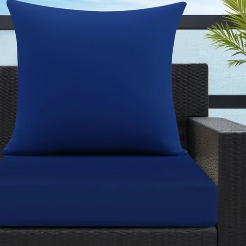 Vista 8 de idee-home Cojines de exterior para muebles de patio, cojín de asiento al aire libre, cojines de repuesto para sofá de Hampton Bay de asiento