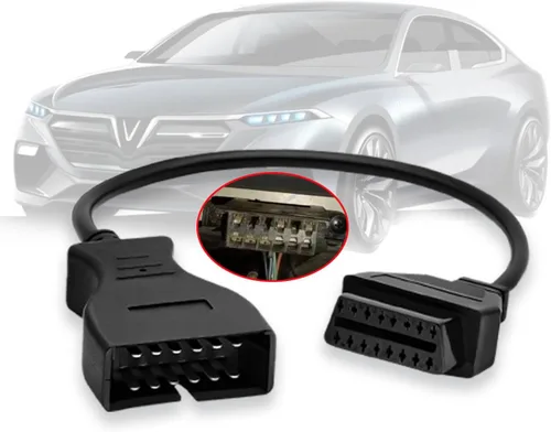 Vista 11 de Adaptador OBD1 a OBD2 para Honda Cable de 3 Pines, Compatible con Vehículo Honda Cable Adaptador de Conector Diagnóstico de 3pines Obd1 a 16pines