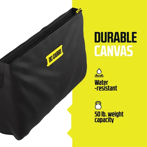Vista 3 de DC Cargo Mall E-Track Bolsa de almacenamiento para remolques, bolsa de lona resistente de 14 x 24 pulgadas con cremallera, capacidad de peso de 50