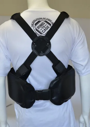 Vista 5 de Entrenadores de boxeo protector de costilla, chaleco de entrenamiento ligero para MMA, Muay Thai, artes marciales