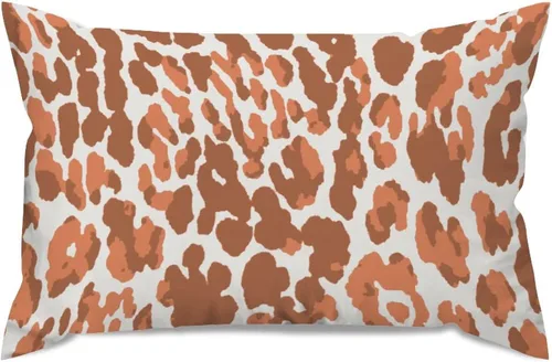 Vista 89 de ArogGeld Funda de almohada para sofá, guepardo y leopardo, estampado de leopardo, funda de cojín decorativa de granja para sala de estar