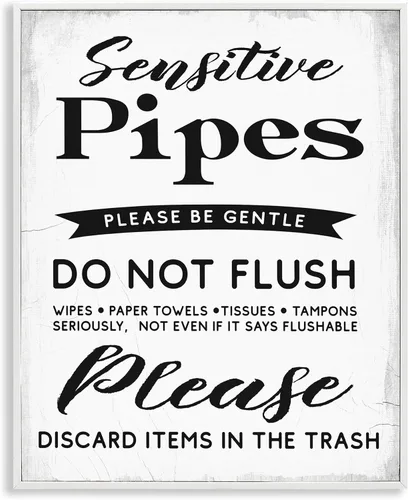 Vista 20 de Stupell Industries 'Vintage Parisian Bathroom Advertisement Floral Blue Tub', arte giclée enmarcado, blanco, 11 x 14 pulgadas, fácil de colgar