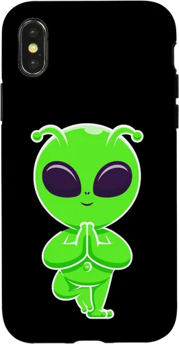 Vista 7 de iPhone 13 Pro Max Namaste Alien Respect gift Case