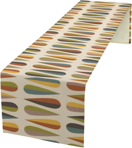 Vista 15 de Camino de mesa con estampado de piel de vaca, lino y algodón, rústico, estilo occidental, color negro, marrón, piel de vaca, para decoración