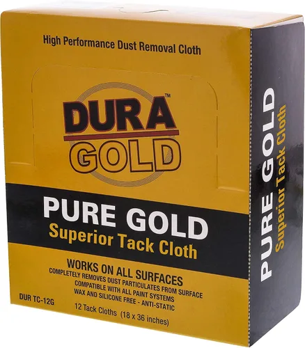Vista 7 de Dura-Gold - Paño de tachuela superior de oro puro (paquete de 12), carpintería, pintura automotriz, pintura de autocuerpo, paños para pintores