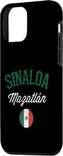 Vista 2 de Funda para iPhone 12 mini Sinaloa México Vintage Retro Estado De Sinaloa Mazatlán