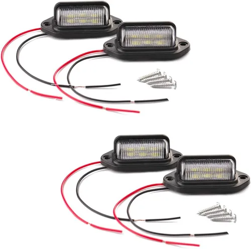 Vista 8 de CZC AUTO Luz LED Exterior de 12V para Placa de Matrícula, Lámpara de Cortesía Interior de Cúpula/Techo, Maletero/Carga, Bajo el Capó, Total 12