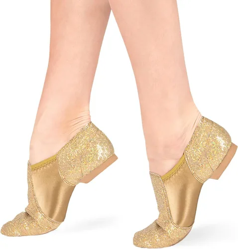Vista 2 de Double Platinum Womens Glitter Jazz Shoes