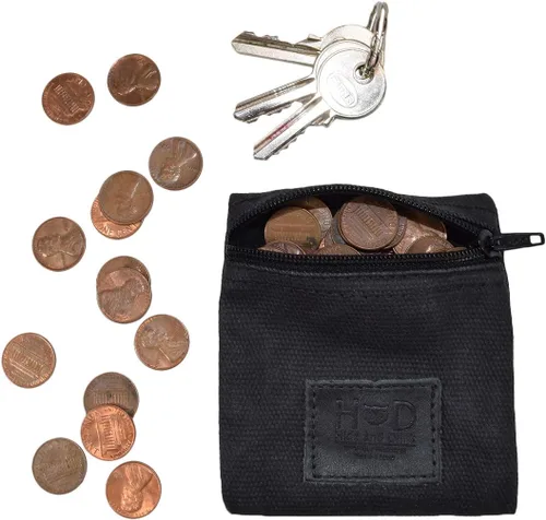 Vista 5 de Hide & Drink, Bolsa de condón de lona encerada resistente al agua, bolsa de bolsillo con tecnología Change Valuables, regalo clásico para socios