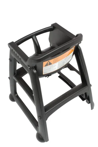 Vista 2 de Rubbermaid Commercial Products - Sillas altas resistentes para bebés y niños pequeños, Negro
