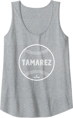 Vista 6 de Baseball Line Gameday Misael Tamarez Prospect Baseball Fan Tank Top