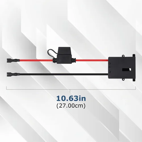 Vista 3 de Mighty Max Battery Reemplazo directo para coche motorizado Power Wheels de 12V, kit de batería de 9ah y arnés
