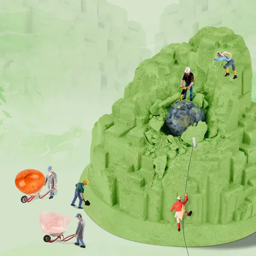 Vista 4 de Kit de excavación de piedras preciosas (forma única), gran kit de ciencia STEM para niños, excava tus propias 12 piedras preciosas reales, juguetes