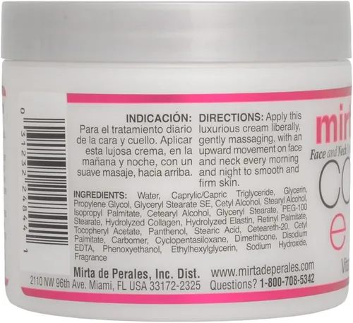 Vista 5 de Mirta De Perales Crema de colágeno y elastina, 4 onzas