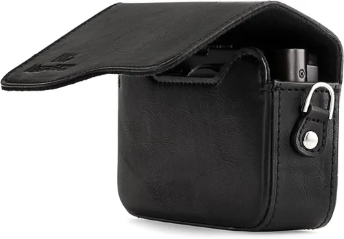 Vista 3 de Megagear Canon Powershot G9 X Mark Iı, G9 X Funda de cuero para cámara con correa - Negro - MG654